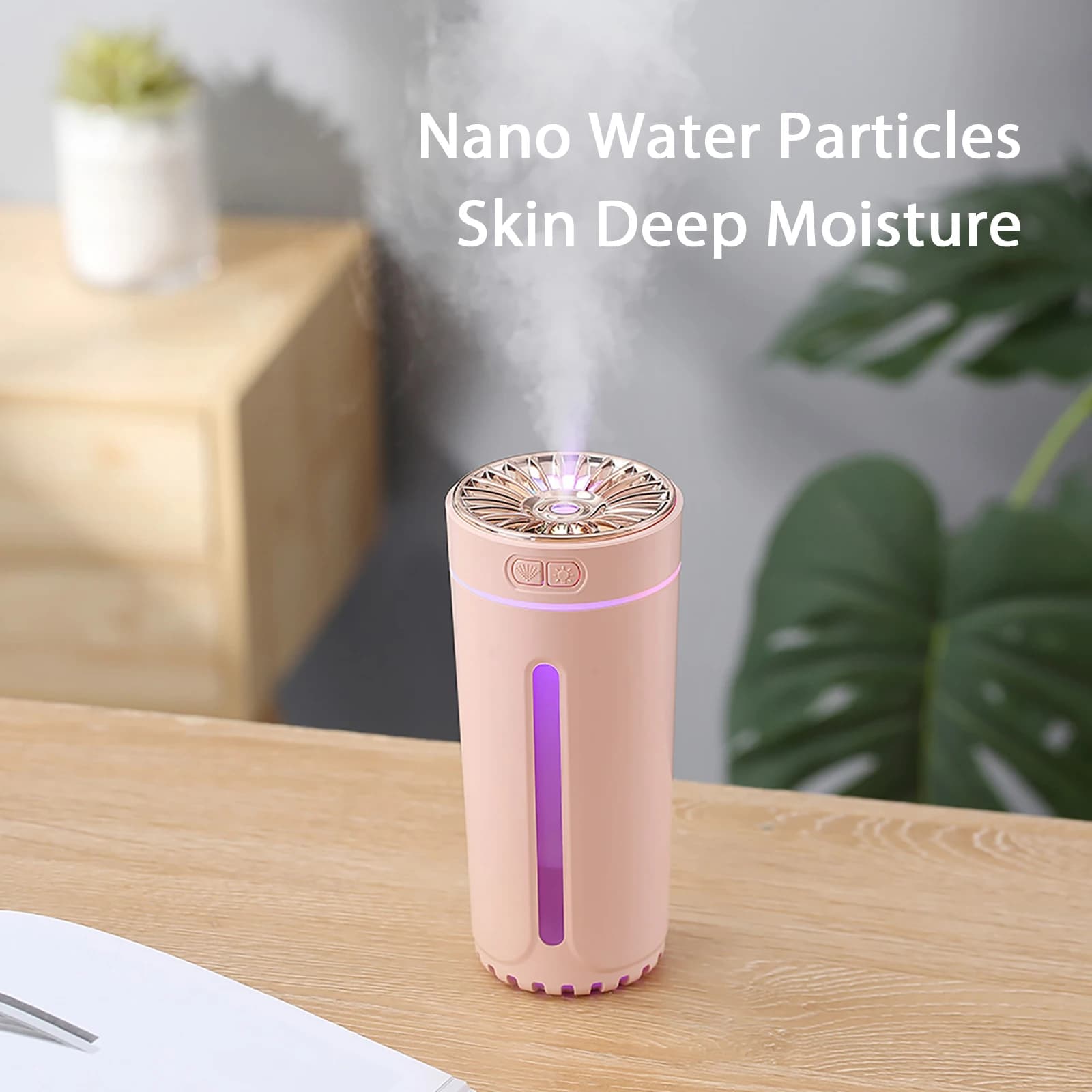 Humidificateur monté sur véhicule de 300ml, Mini désodorisant Portable en Spray, petit vaporisateur d'huile essentielle LED pour la maison, diffuseur de parfum pour salle