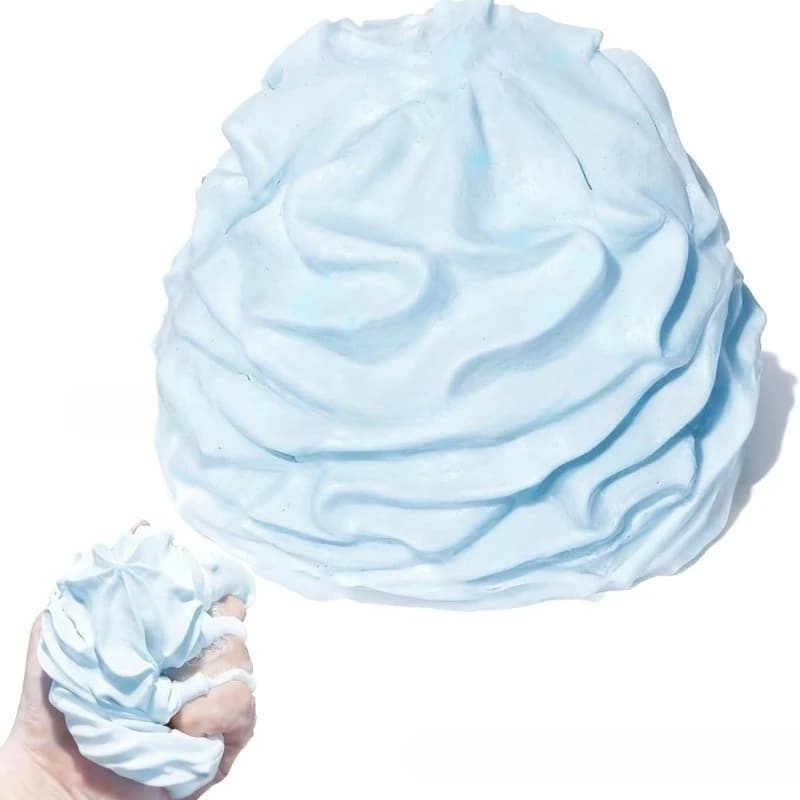 Jouet à presser en forme de rouleau de crème à récupération lente