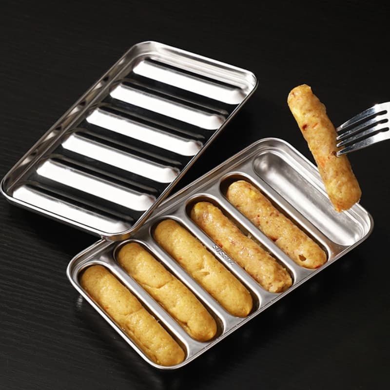 Moule à saucisses en acier inoxydable, jambon, saucisse, pâtisserie à la vapeur, aliments complémentaires, Hot Dog, broyeur de fabrication de saucisses rôties