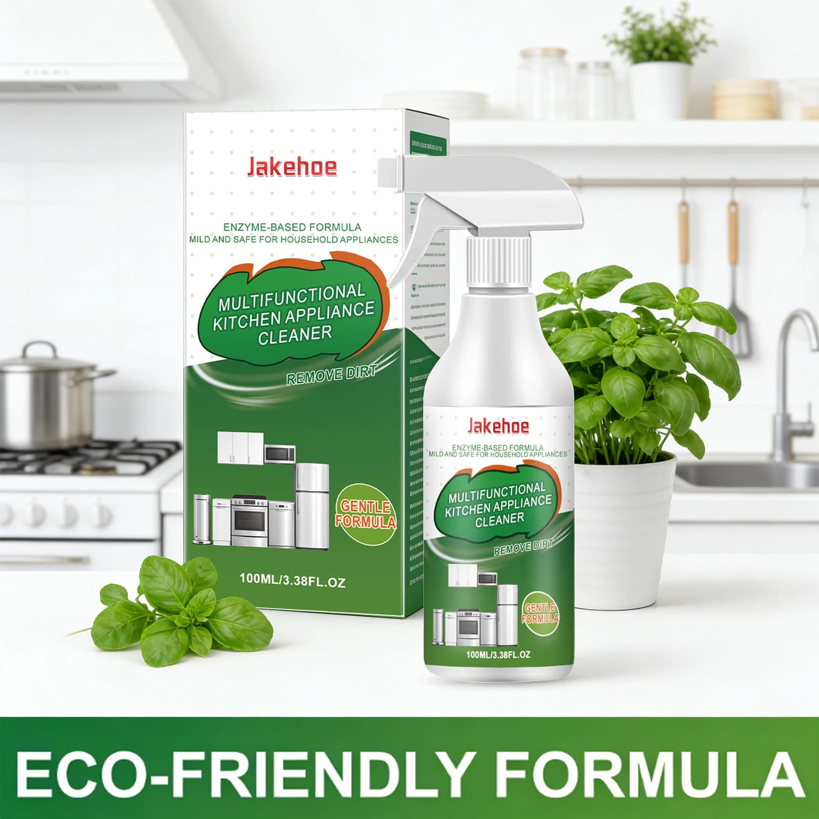 Nettoyant pour appareils de cuisine, dissout les taches d'huile tenaces, réduit les odeurs, restaure la douceur des surfaces, rafraîchissant, dégraissant multifonctionnel