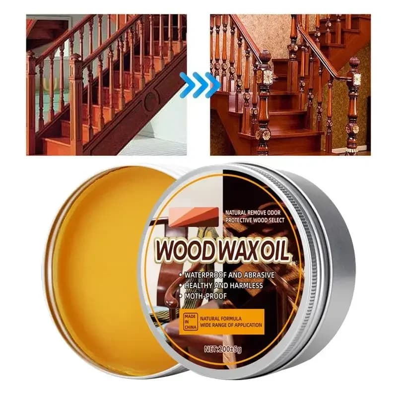 Cire d'abeille en bois pour meubles de maison, cire d'abeille imperméable, huile de bois, tous Types de nettoyant pour meubles et armoires