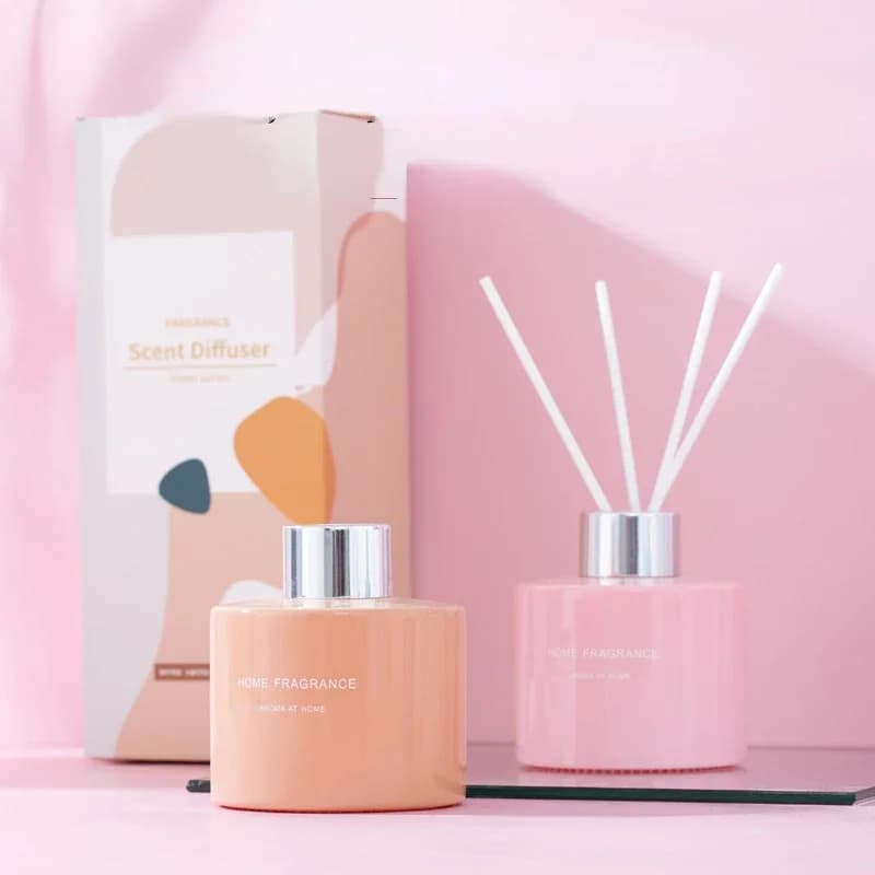 YXYMCF-Ensembles de diffuseur de parfum de roseau de ménage d'aromathérapie, désodorisant, diffuseur de chambre à coucher, ornements de bouteille, huile essentielle de toilette