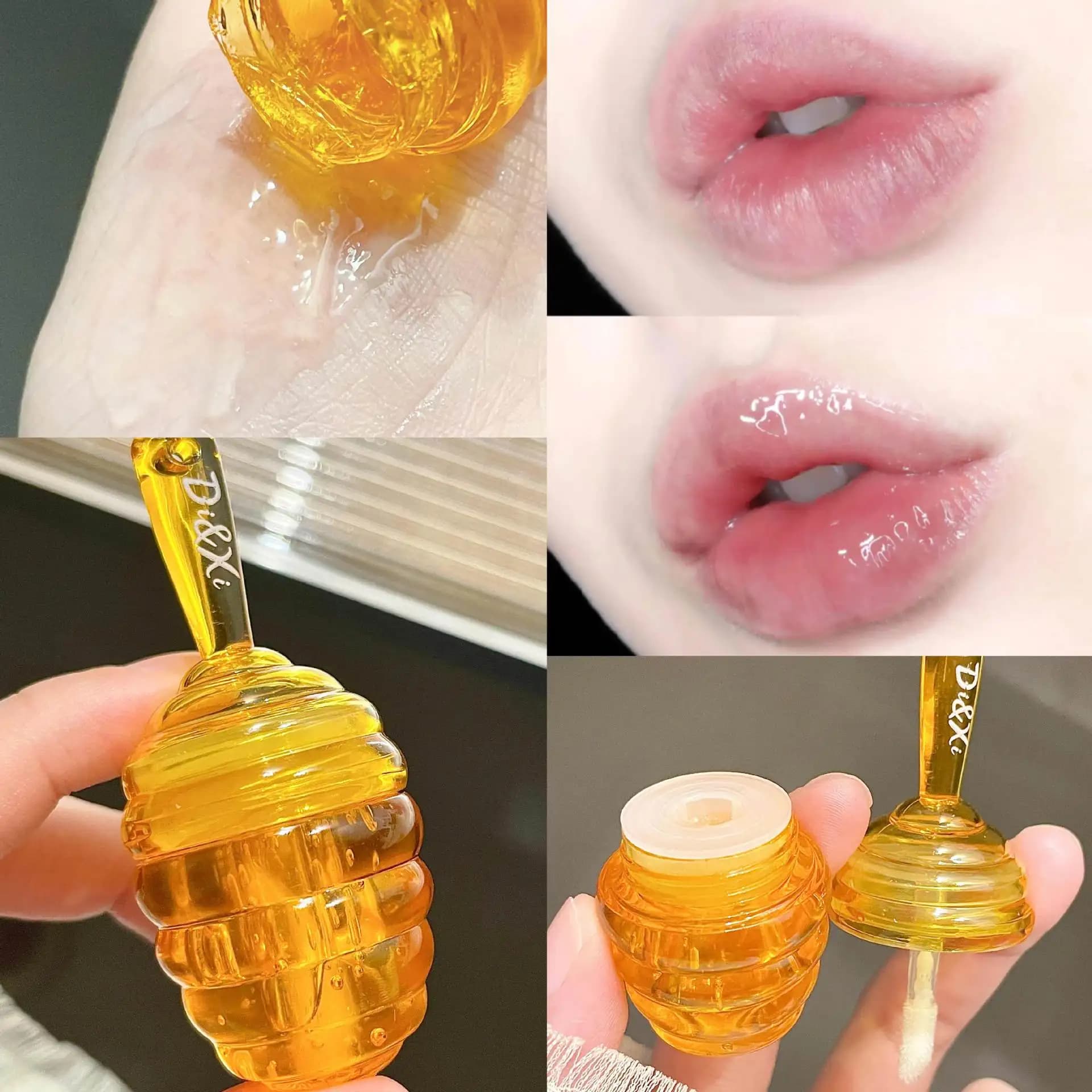 Honey Pot huile pour les lèvres fruits frais baume à lèvres longue durée hydratant clair huile pour les lèvres liquide rouge à lèvres brillant à lèvres maquillage cosmétiques