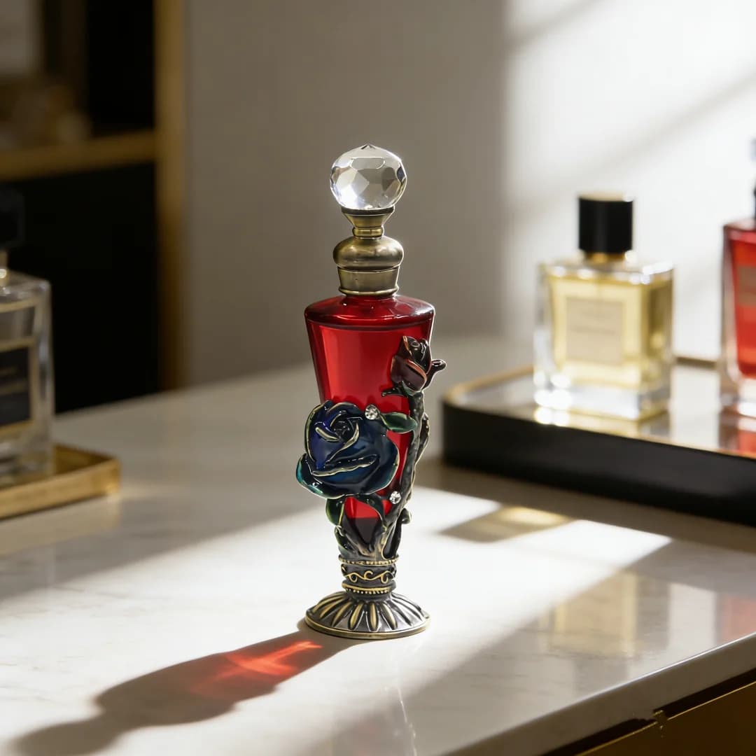 Parfum arabe pour femmes, huile de parfum arabe en roll-on, senteur florale de bois de santal, eau de parfum, parfums uniques et raffinés.