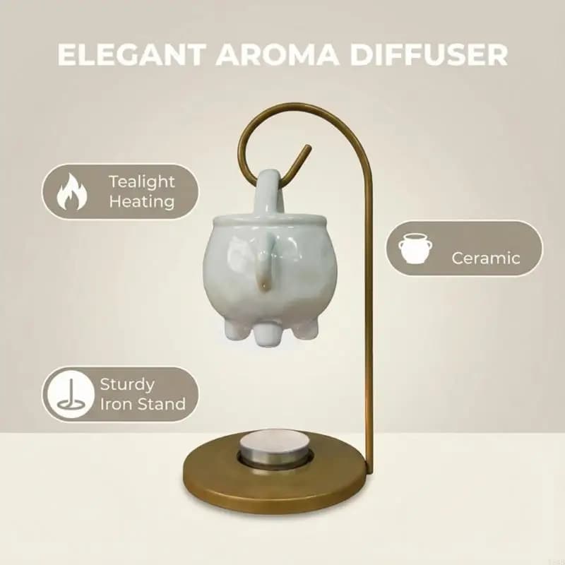 Brûleurs cire fondue, brûleurs d'huiles essentielles, brûleurs d'huile, chauffe-cire, support d'aromathérapie, diffuseur