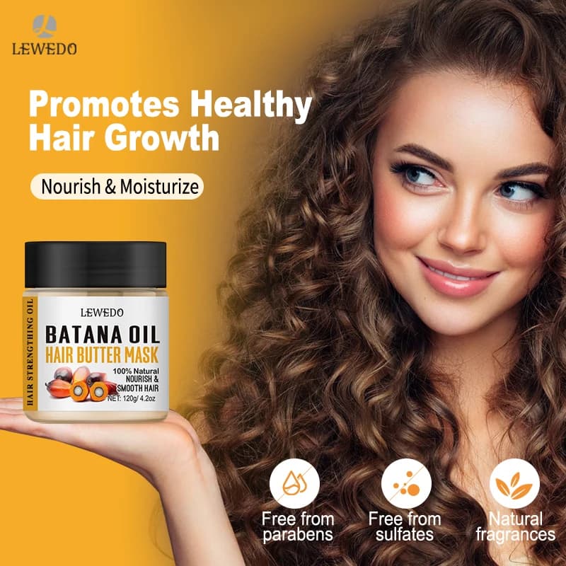 Huile de soin capillaire Batana Pure 100%, huile pour la croissance des cheveux, pour le traitement naturel, nourrit, réduit la perte de cheveux, Anti-casse, produits épais