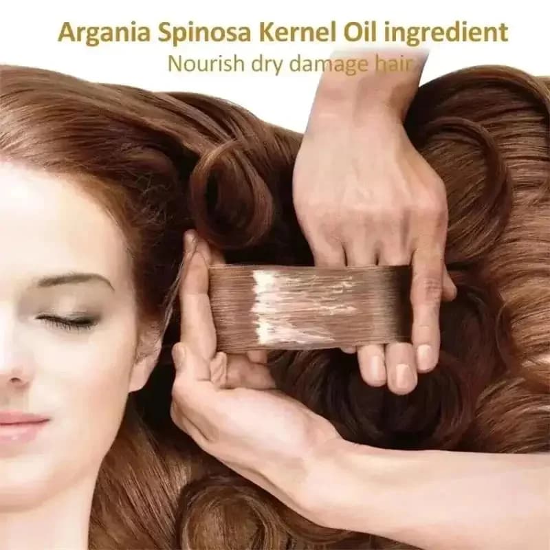 Masque capillaire magique à la kératine, 120ml, protéine, redressage, réparation, sec, crépus, endommagé, Pro, doux, lisse, brillant, soin hydratant en profondeur