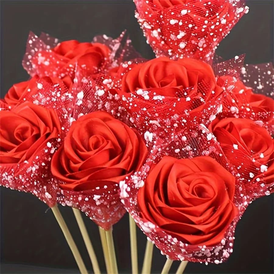 1 rouleau de 15 yards disponible en plusieurs couleurs, papier d'emballage floral artisanal, polyvalent pour bouquets, maison et bureau