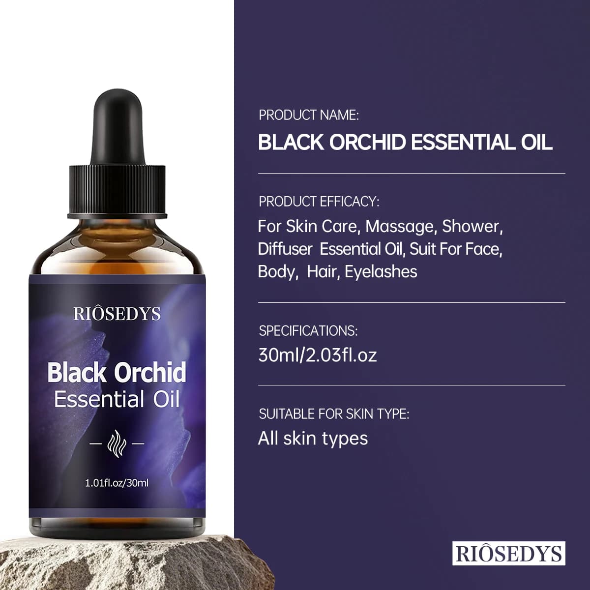 L'huile essentielle d'orchidée noire