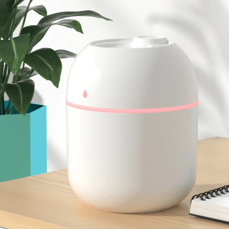 Humidificateur d'air portable USB ultrasonique 220 ml, diffuseur d'huiles essentielles, purificateur d'air pour voiture, aromathérapie, générateur de brume anionique