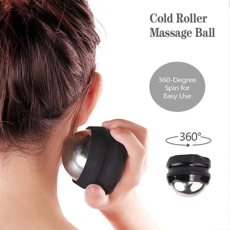 Mini balle de massage roulante portative en résine pour fitness