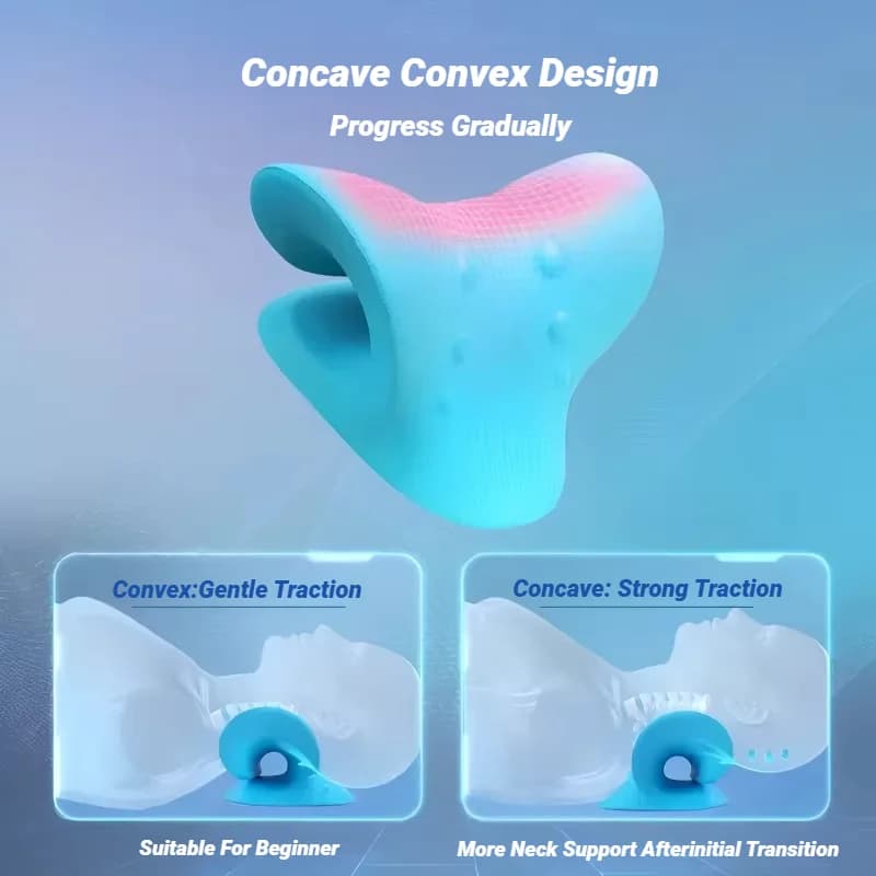 Civière de cou et d'épaule, relaxant de la colonne cervicale, dispositif de Traction, Relaxation musculaire, oreiller de Massage, Correction chiropratique