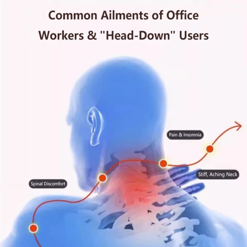 Oreiller de traction cervicale pour étirement du cou et des épaules