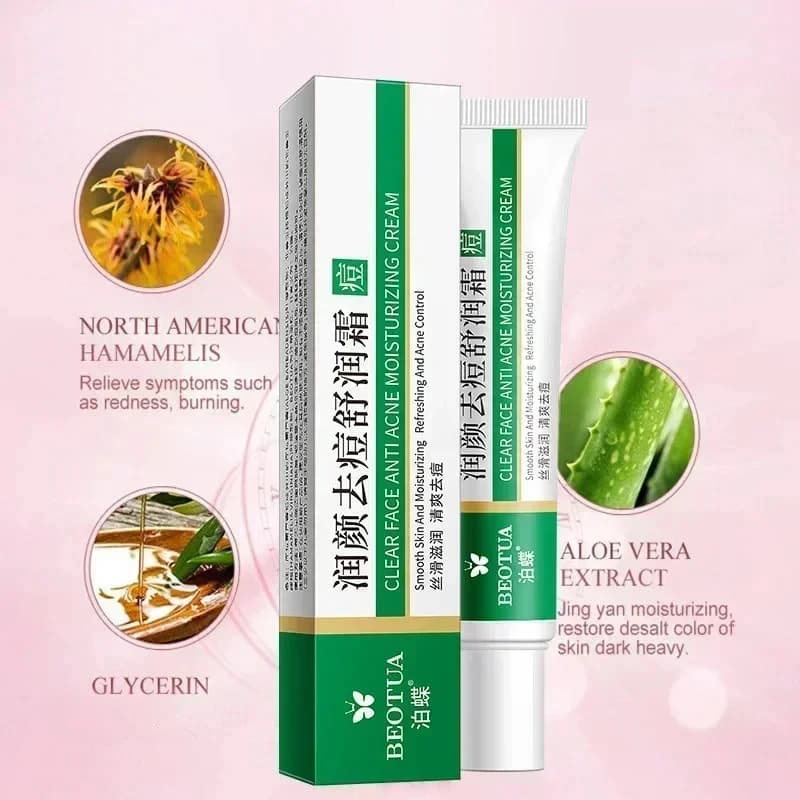Crème de traitement de l'acné à base de plantes, dissolvant de cicatrices du visage, Gel réparateur, contrôle de l'huile, rétrécissement des Pores, blanchiment des Pores, soins pour la peau, cosmétiqu