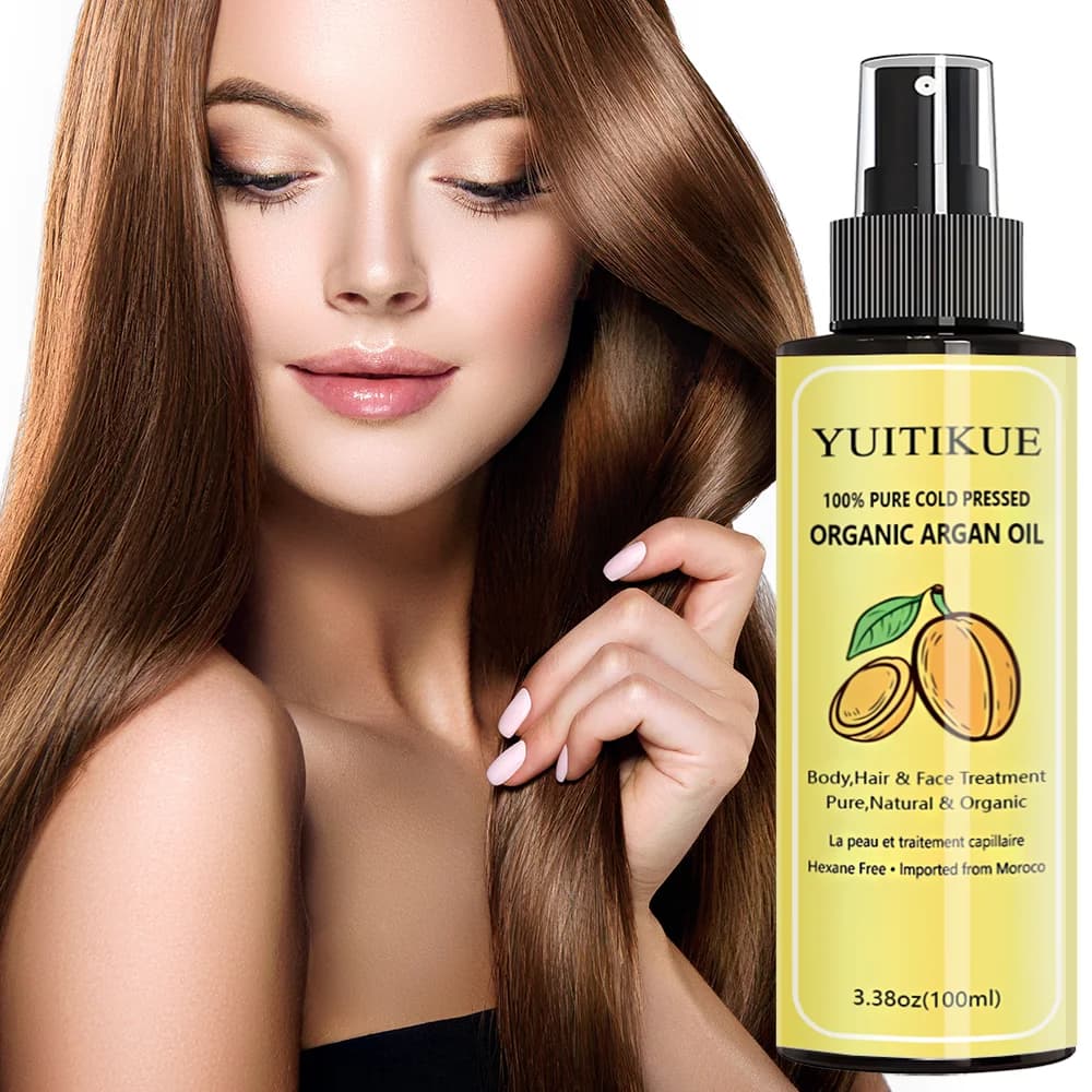 Huile d'Argan Biologique Pressée à Froid 100% Pure YUITIKUE | Pour le corps