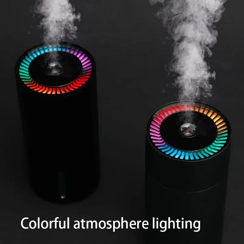 Diffuseur d'humidificateur pour voiture, petit humidificateur d'air de 260ml, lumière Led, Machine d'aromathérapie, maison, chambre à coucher, grand Spray