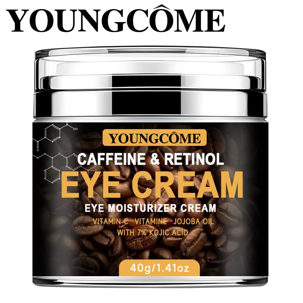 Crème pour les yeux à la caféine, estompe les cernes, raffermissant, élimination des poches, hydratante, éclaircissante, Anti-âge