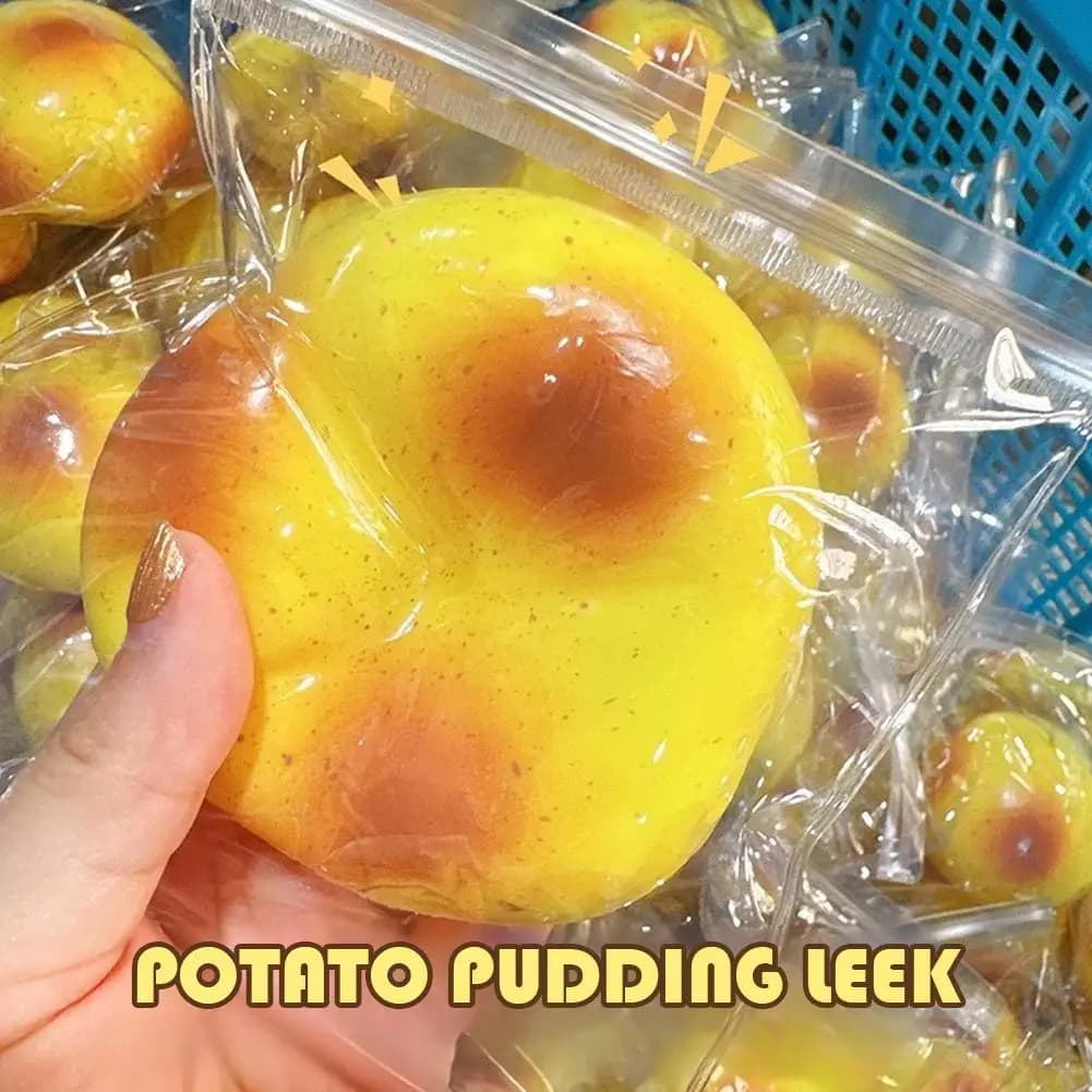 Jouet sensoriel souple en forme de pain de pomme de terre/pain flottant, à remontée lente, pour soulager le stress, l'anxiété et l'ADHD, cadeau