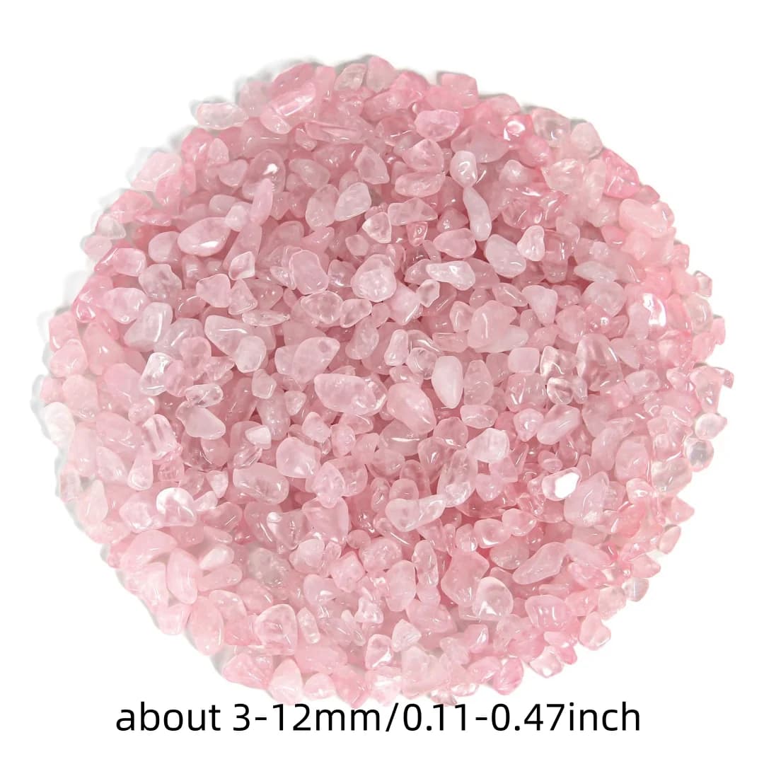 Gravier de cristal de Quartz Rose 3-12mm