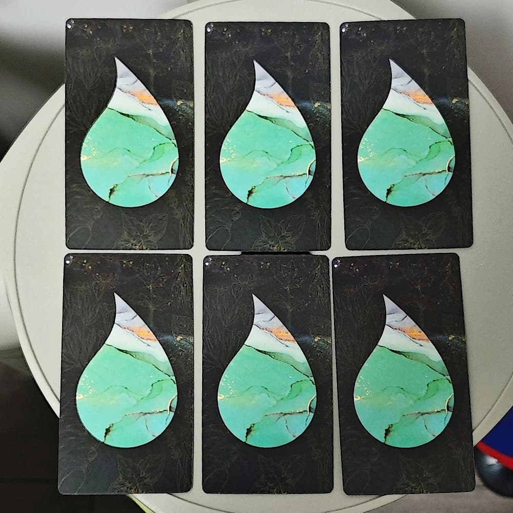 Le pont de guérison des huiles essentielles 52 cartes 11*6 cm pour améliorer le corps, l'esprit et l'esprit