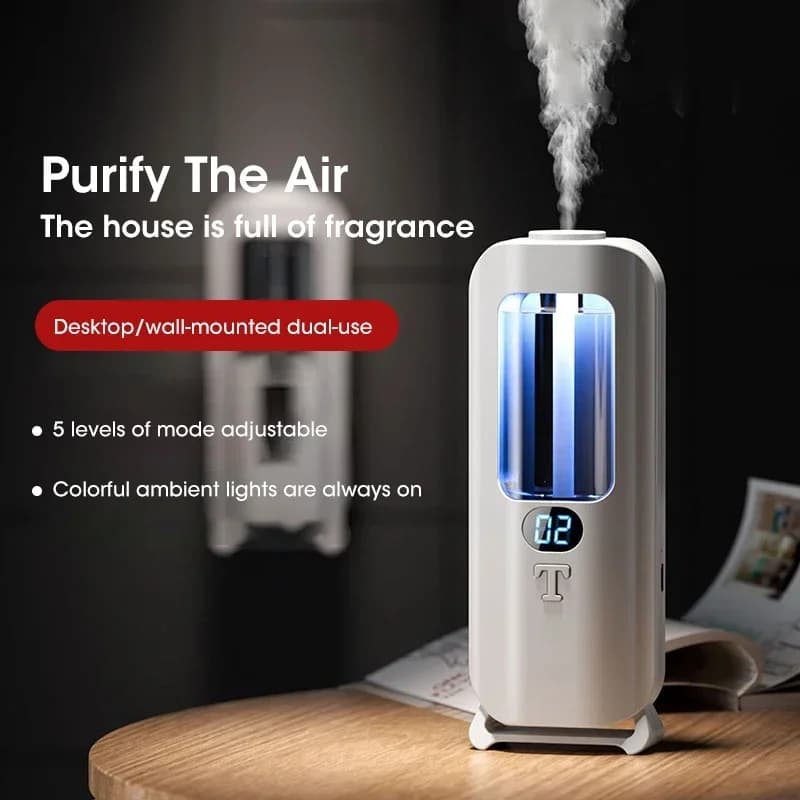 Diffuseur aromatique Rechargeable 5 Modes diffuseur d'huile essentielle Machine diffuseur de parfum fait maison pour parfum de pièce de voiture à la maison