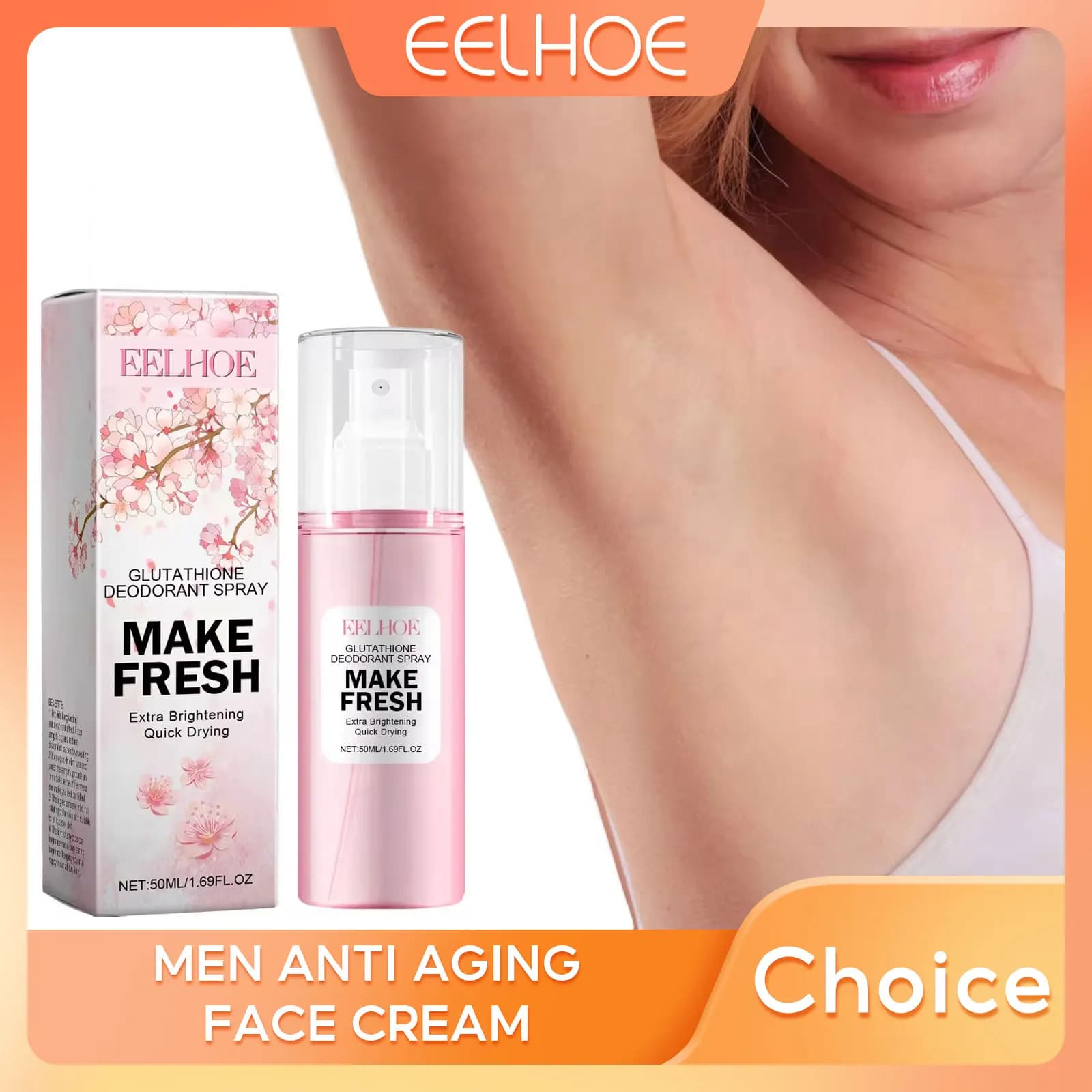 Sakura – Spray corporel anti-odeur pour les aisselles