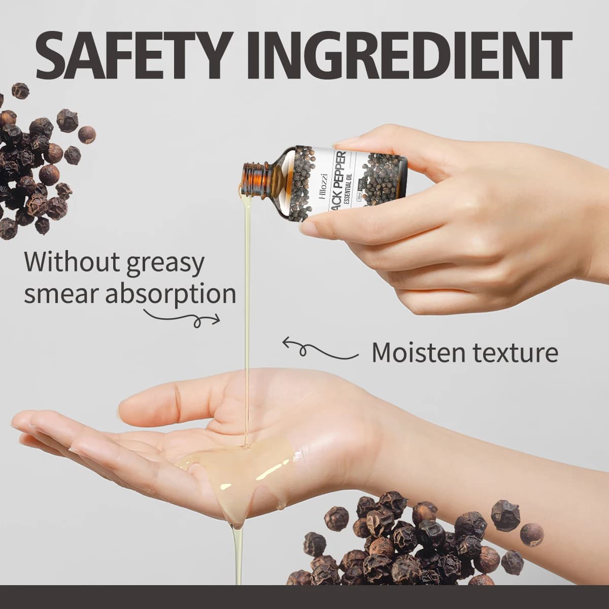 Huile essentielle de poivre noir 30ml, huile essentielle Pure, soulage le Stress, adaptée aux bougies d'aromathérapie, diffuseur de voiture, humidificateur