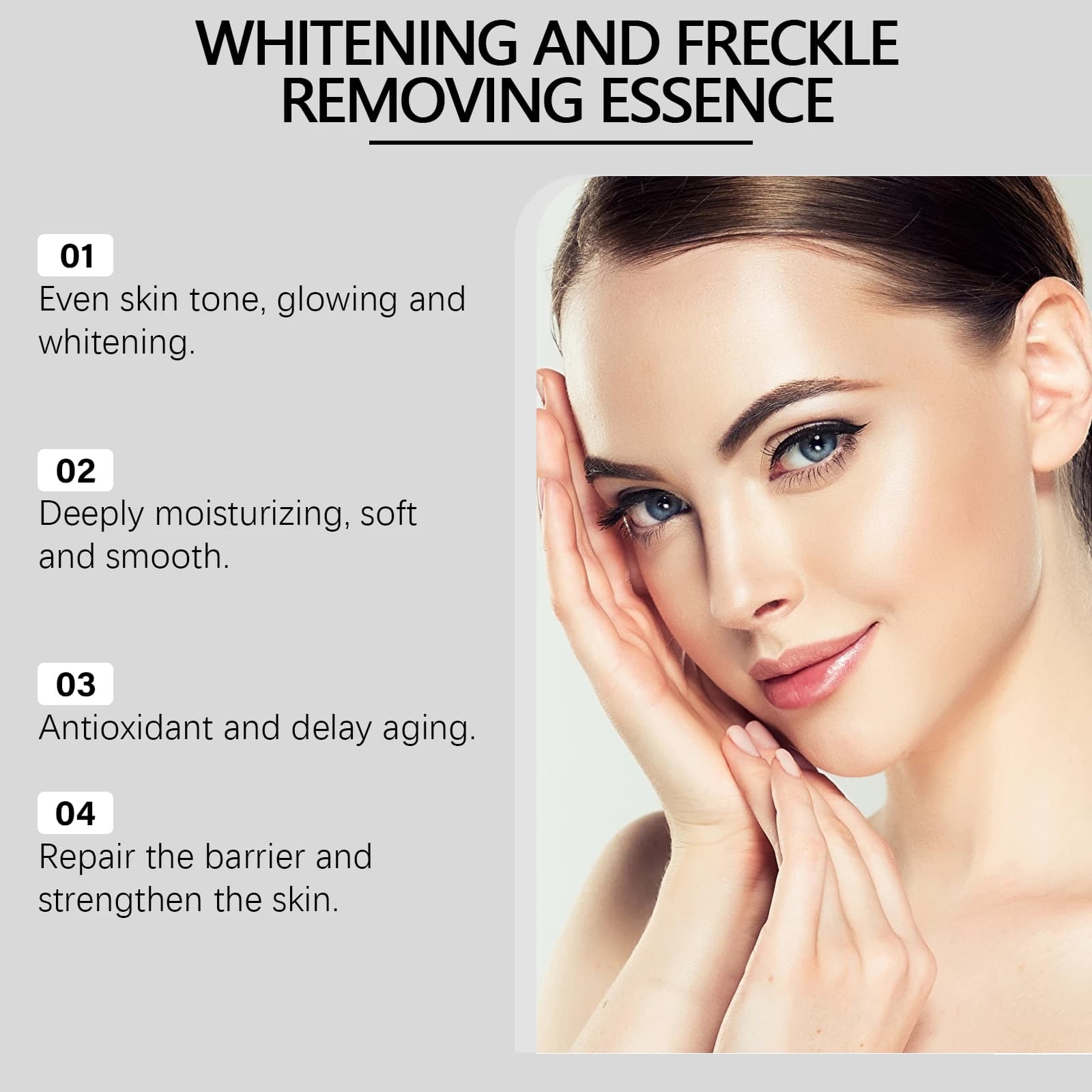 Hoygi crème antioxydante aux noix de vitamine C ton éclaircissant soirée correcteur de taches foncées hydratant léger absorption rapide de la peau