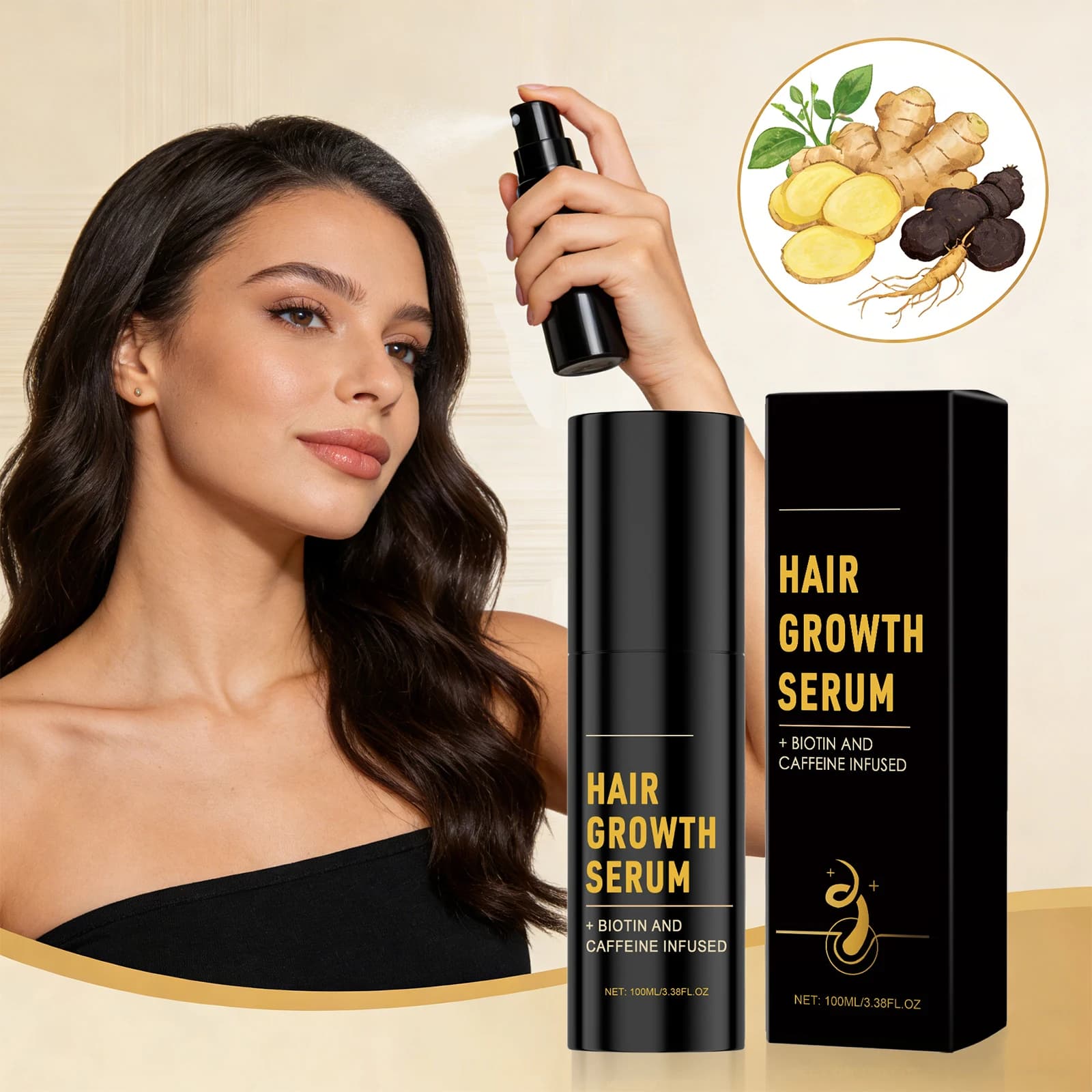 Sérum de croissance des cheveux
