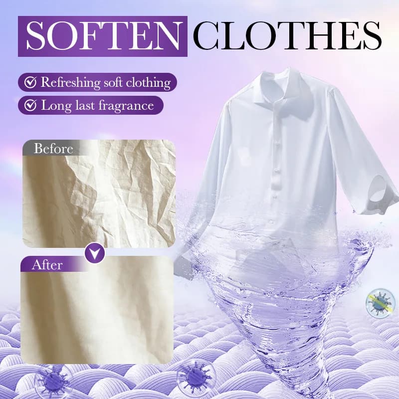 Perles parfumées pour lessive domestique 200g – Adoucissant textile à parfum longue durée, désodorisant et fraîcheur durable