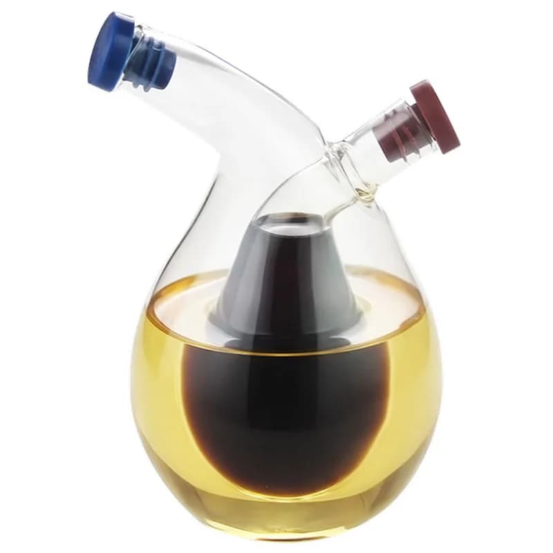 ABUN-3X cuisine deux-en-un distributeur d'huile conception vinaigre Cruet Olive peut qualité huile verseur Condiment distributeur bouteille