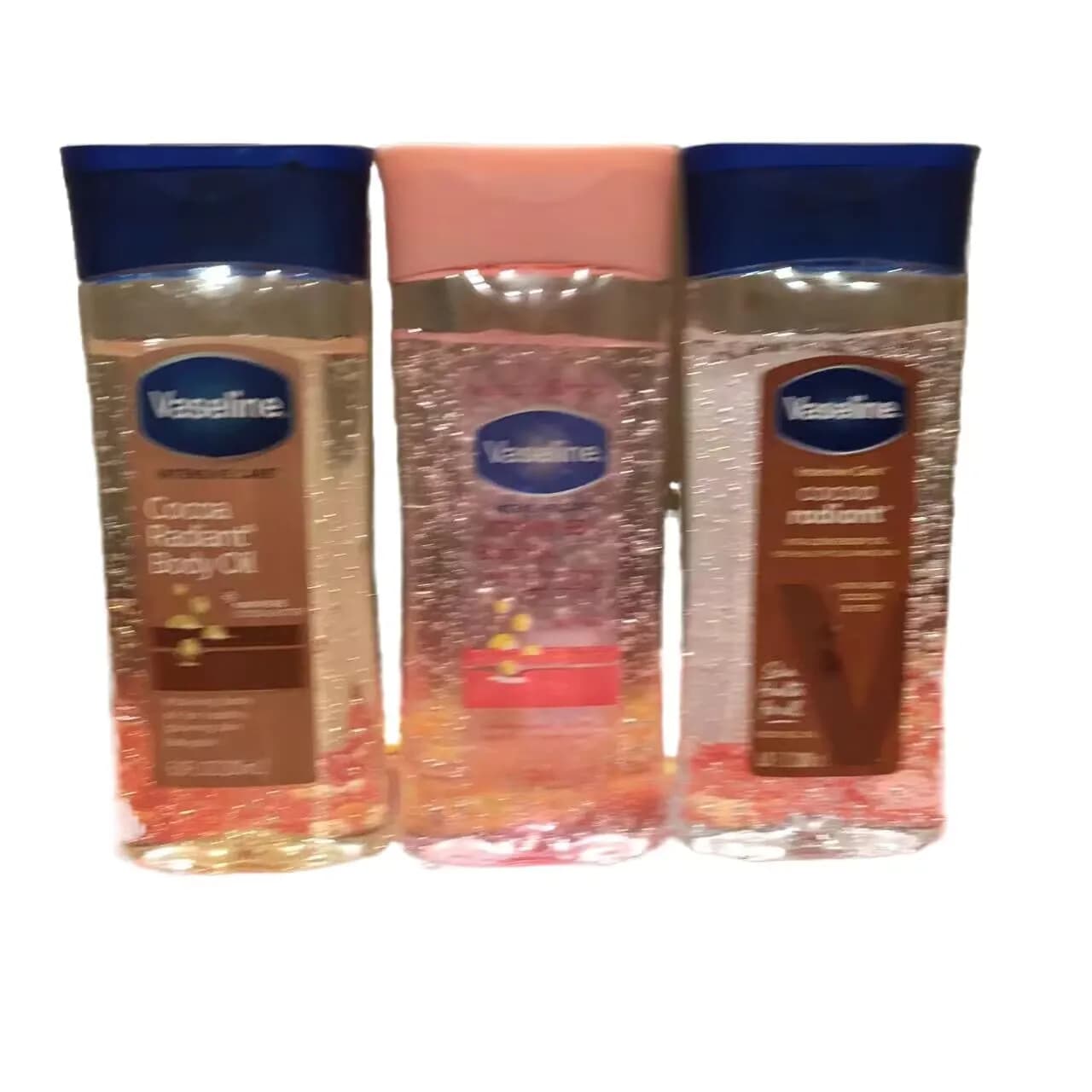 Gel-huile pour le corps éclaircissante au vaseline 200 ml - Soin du teint, hydratation en profondeur pour peaux sèches et ternes, formule d'huile gel nourrissante