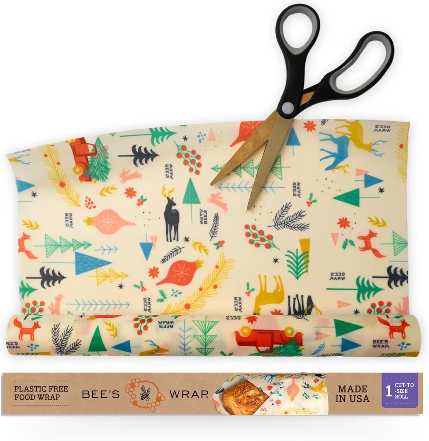 Rouleau d'emballage d'abeille réutilisable, cire d'abeille, emballage alimentaire, écologique, frais, coton biologique, enveloppes de cire d'abeille réutilisables pour pain fait maison