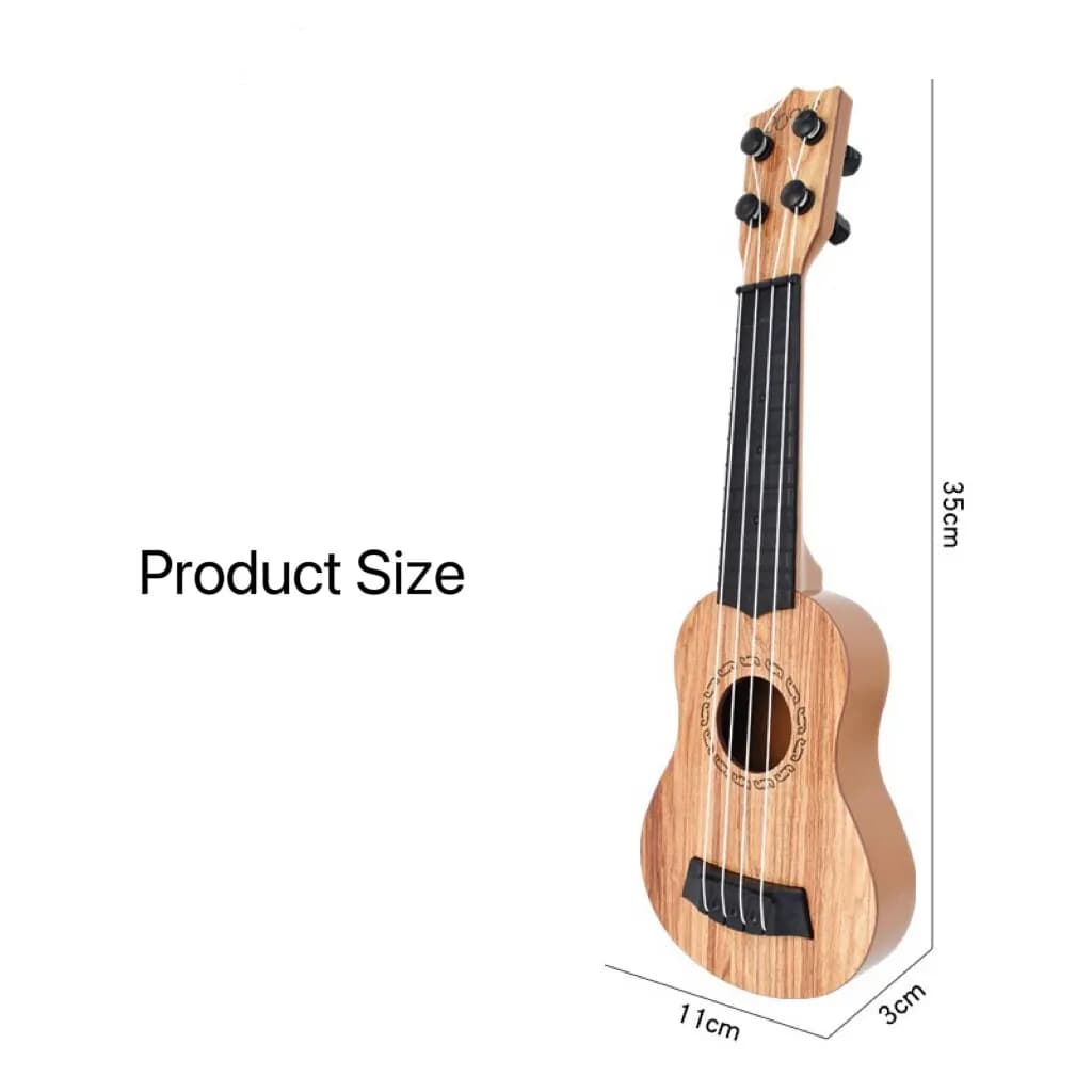Mini jouet de guitare pour tout-petits Kids Ukuléles Instrument pour débutant pour les enfants