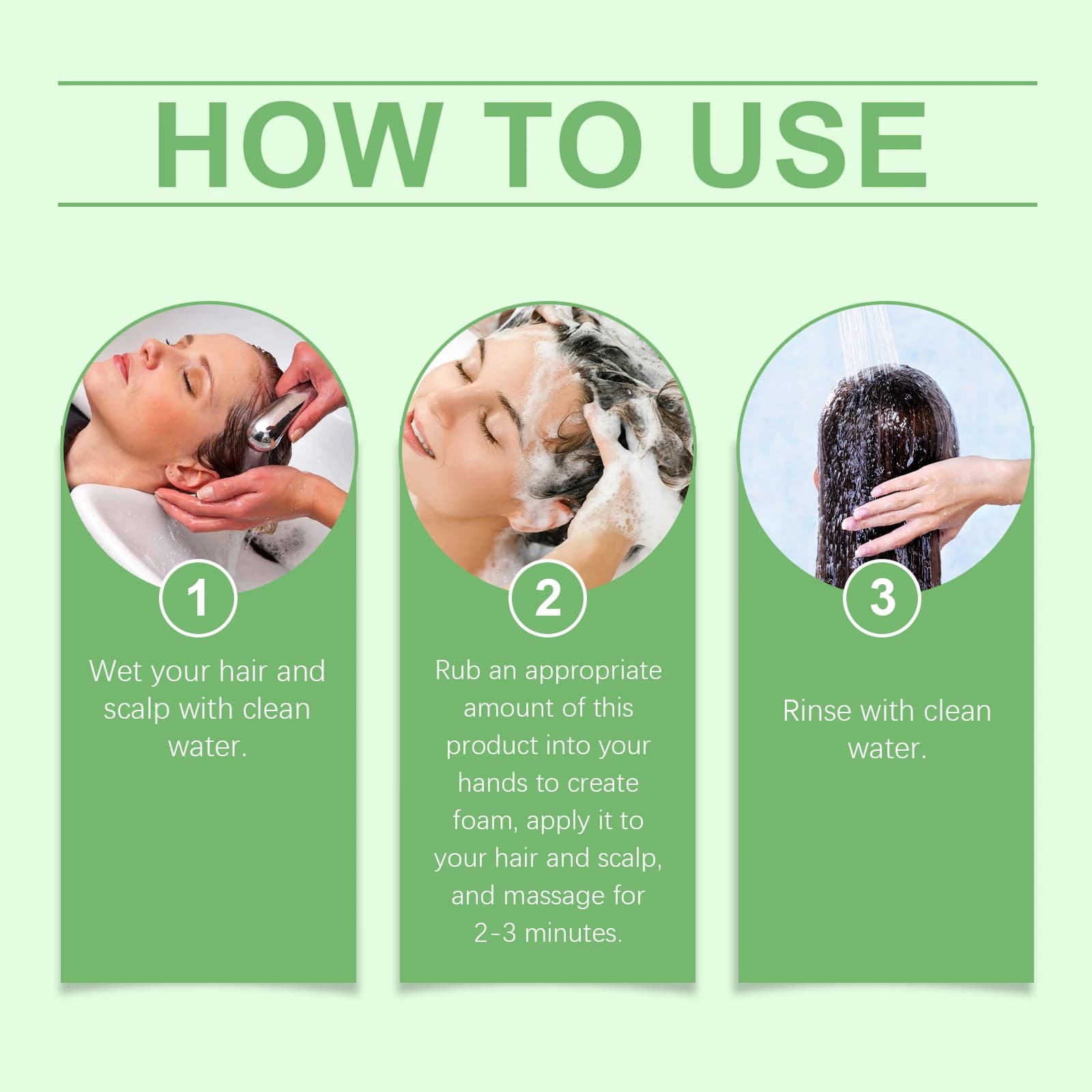 HOEGOA Shampoo à la kératine hydrolysée de romarin 100 ml, favorise la croissance des cheveux, réduit la casse et les pointes fourchues, hydratation intense