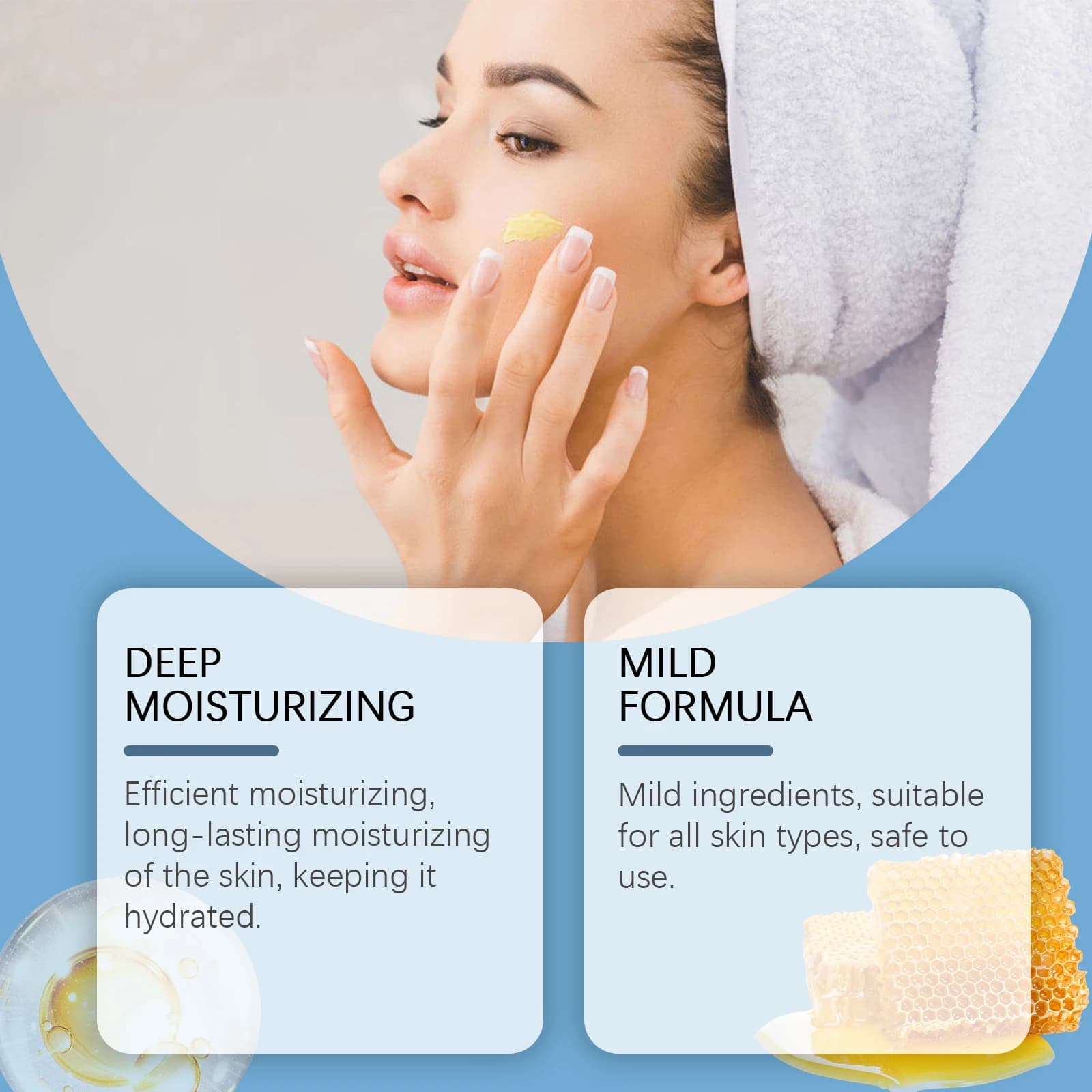Crème pour le visage pour l'élimination de l'acné, équilibre en douceur, huile rafraîchissante, soins pour la peau, rétrécit les Pores, contrôle du sébum, crème hydratante Anti-acné