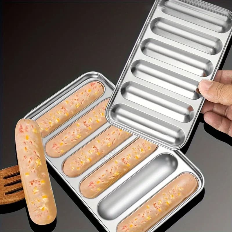 Moule à saucisses en acier inoxydable, jambon, saucisse, pâtisserie à la vapeur, aliments complémentaires, Hot Dog, broyeur de fabrication de saucisses rôties