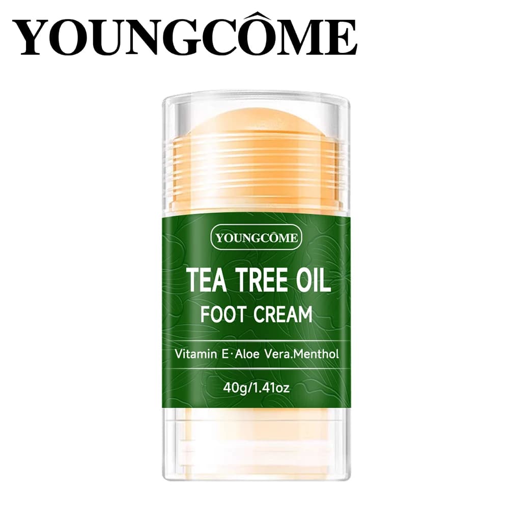 Crème pour les pieds à l'huile d'arbre à thé