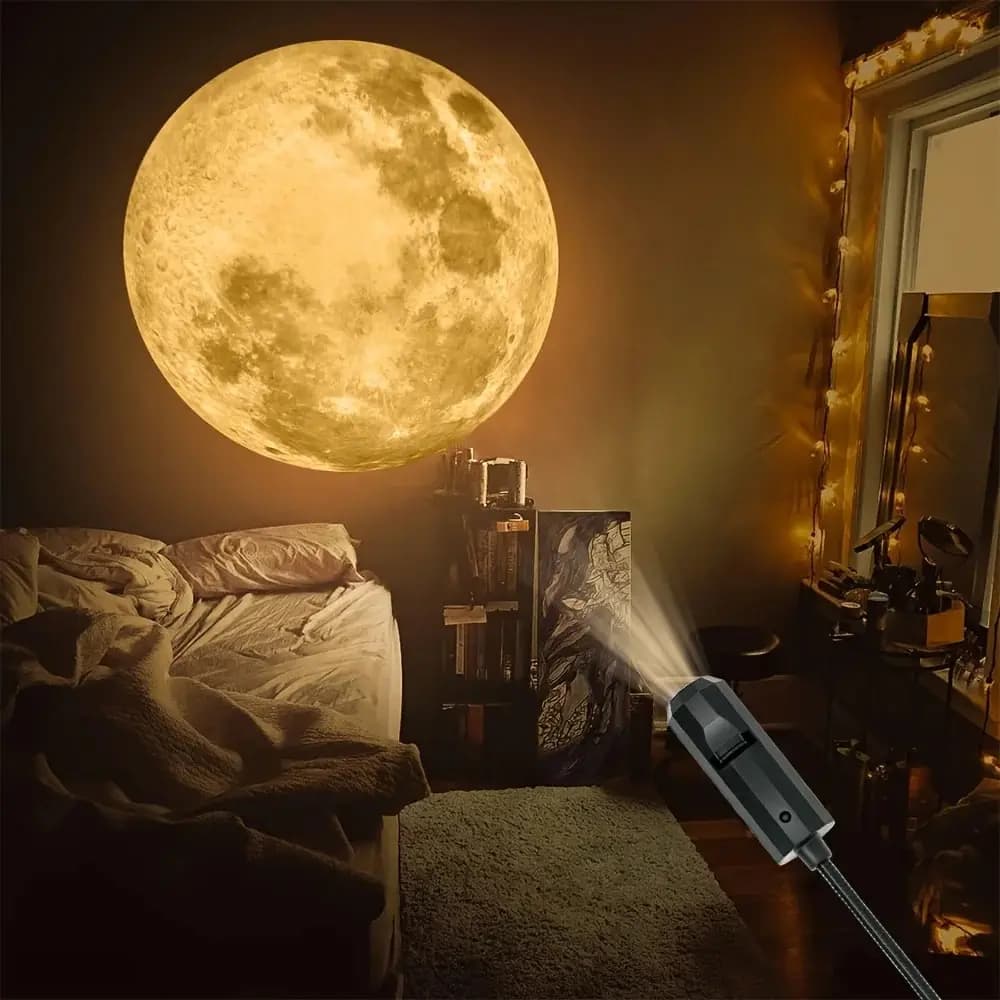 Lumière de projection USB, plafond, lune, terre, escales