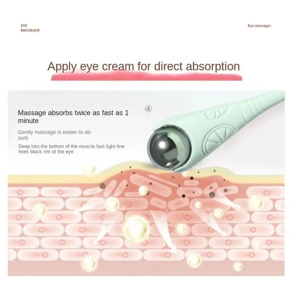 Rouleau de crème de massage pour les yeux