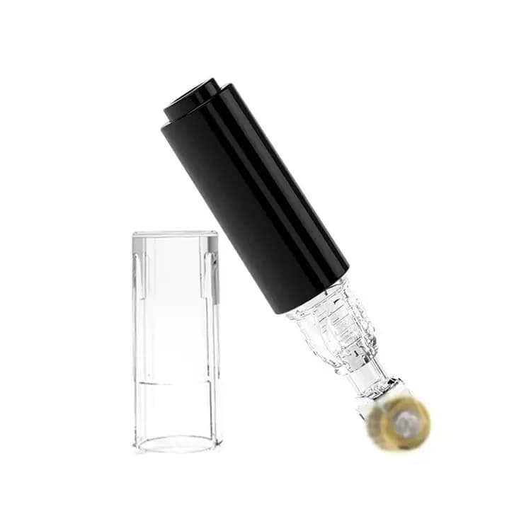Rouleau dermique en titane à 105 aiguilles, 0,25 mm, rouleau hydratant, rehausseur de lèvres, adapté aux lèvres, au visage, aux cheveux, à un usage domestique, outil de beauté