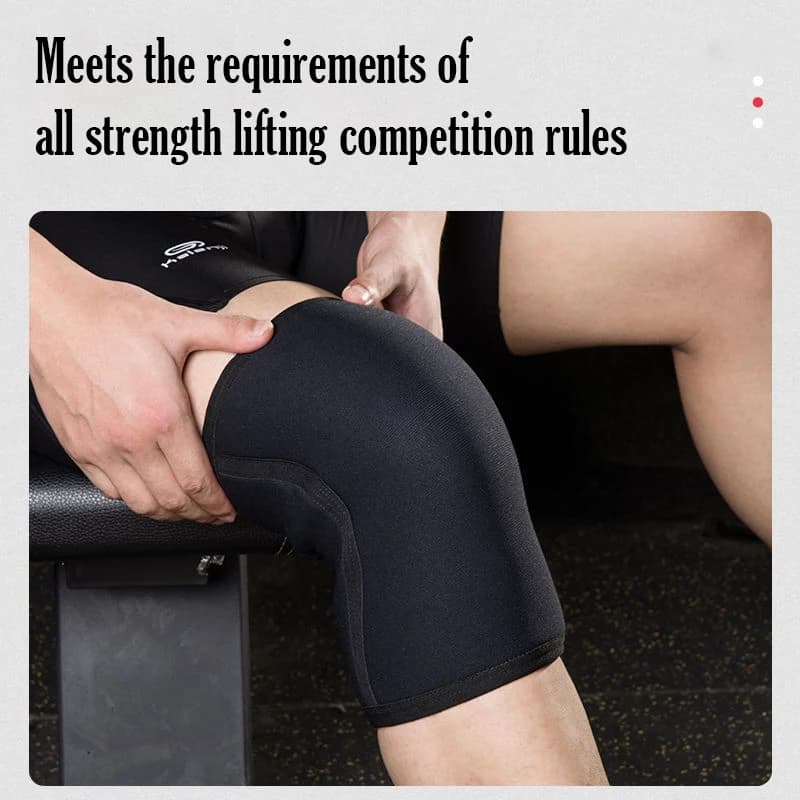 Genouillères de compression Crossfit pour hommes et femmes, genouillères de sport en néoprène, squat WePackage, levage sous pression, manches personnalisées pour adolescents, 7mm