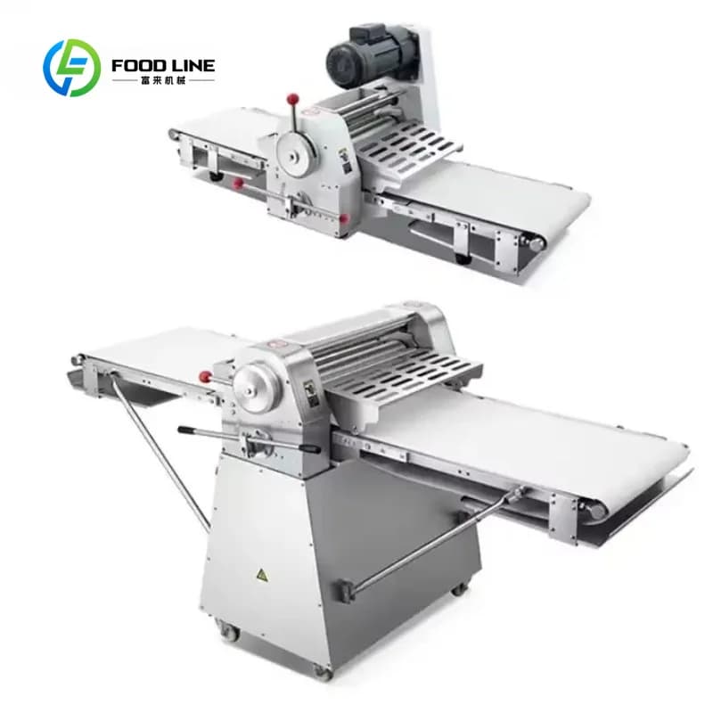 Laminoir à croissants personnalisé 520 pour pâtisserie, machine à feuilleter la pâte feuilletée, à rouler et à laminer, pour pain et baklava