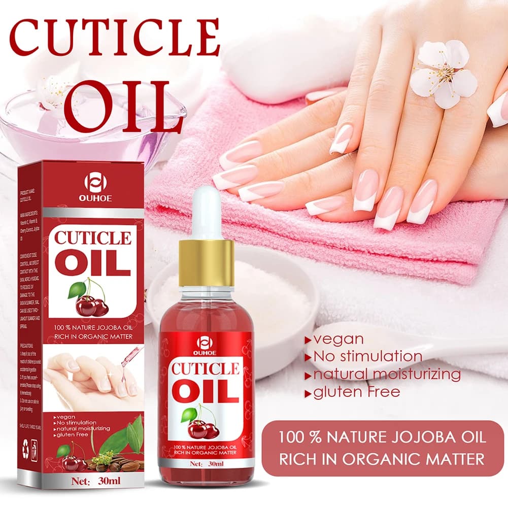 Huile nutritive pour ongles 30 ml, sérums naturels hydratants pour ongles, nourrissants, contenant de la vitamine B E, accessoires de manucure