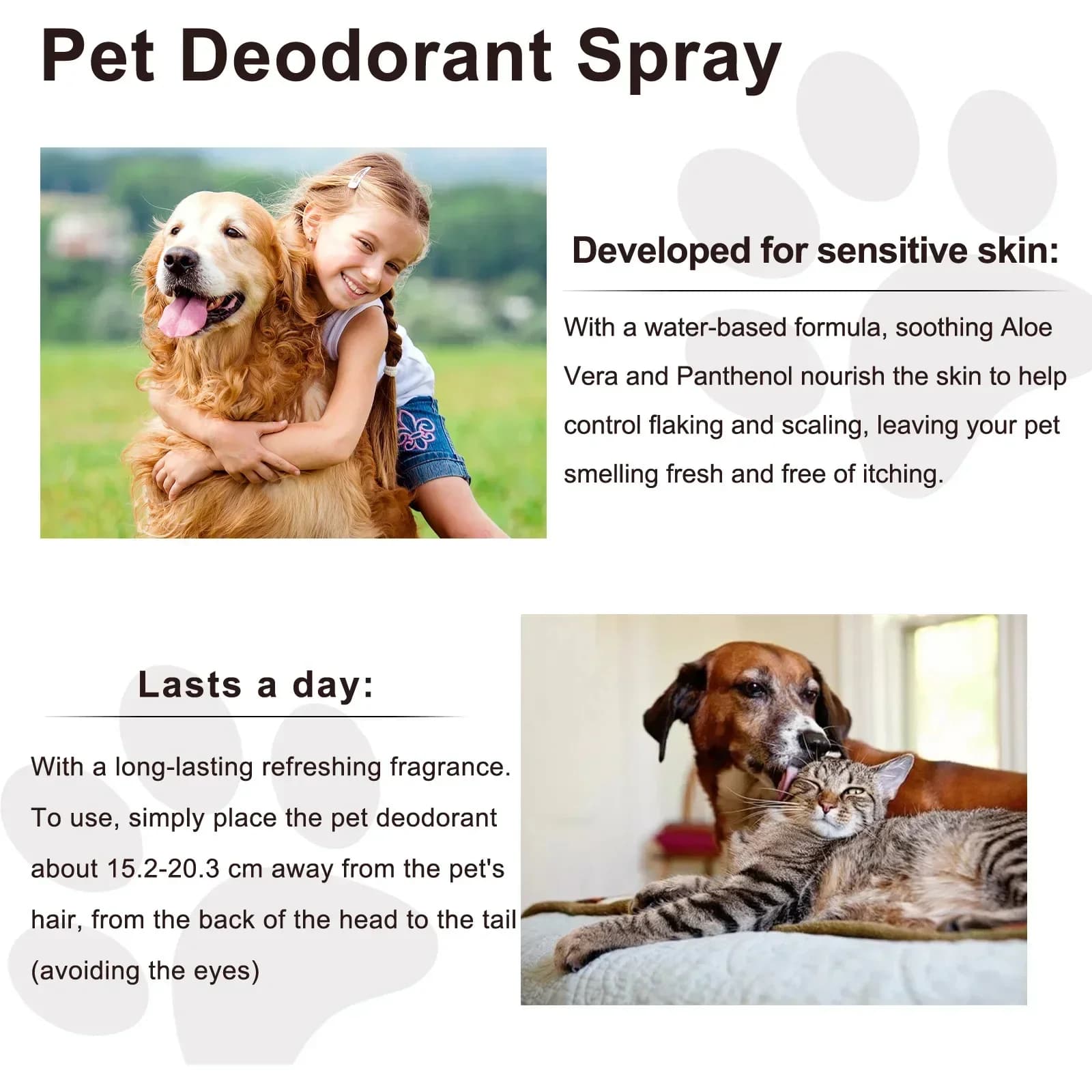 Spray désodorisant pour animaux de compagnie 50ml, parfum pour chien, huile de lavande, Spray désodorisant, Anti-démangeaison, parfumé, soins de beauté pour animaux de compagnie, chat et chien