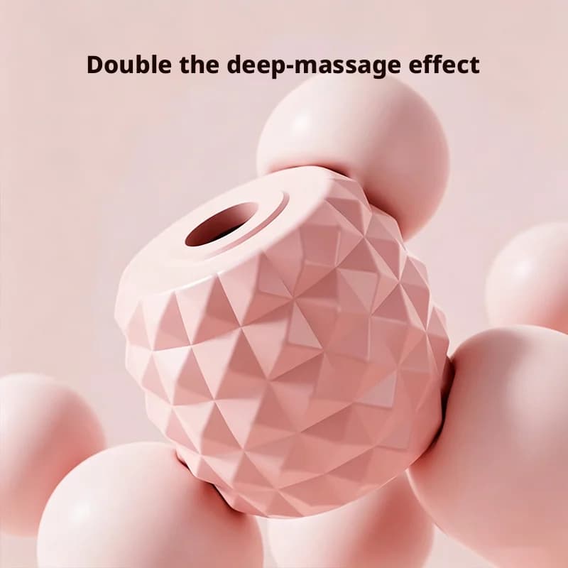 360 ° Rouleau de massage complet pour les jambes à billes multiples