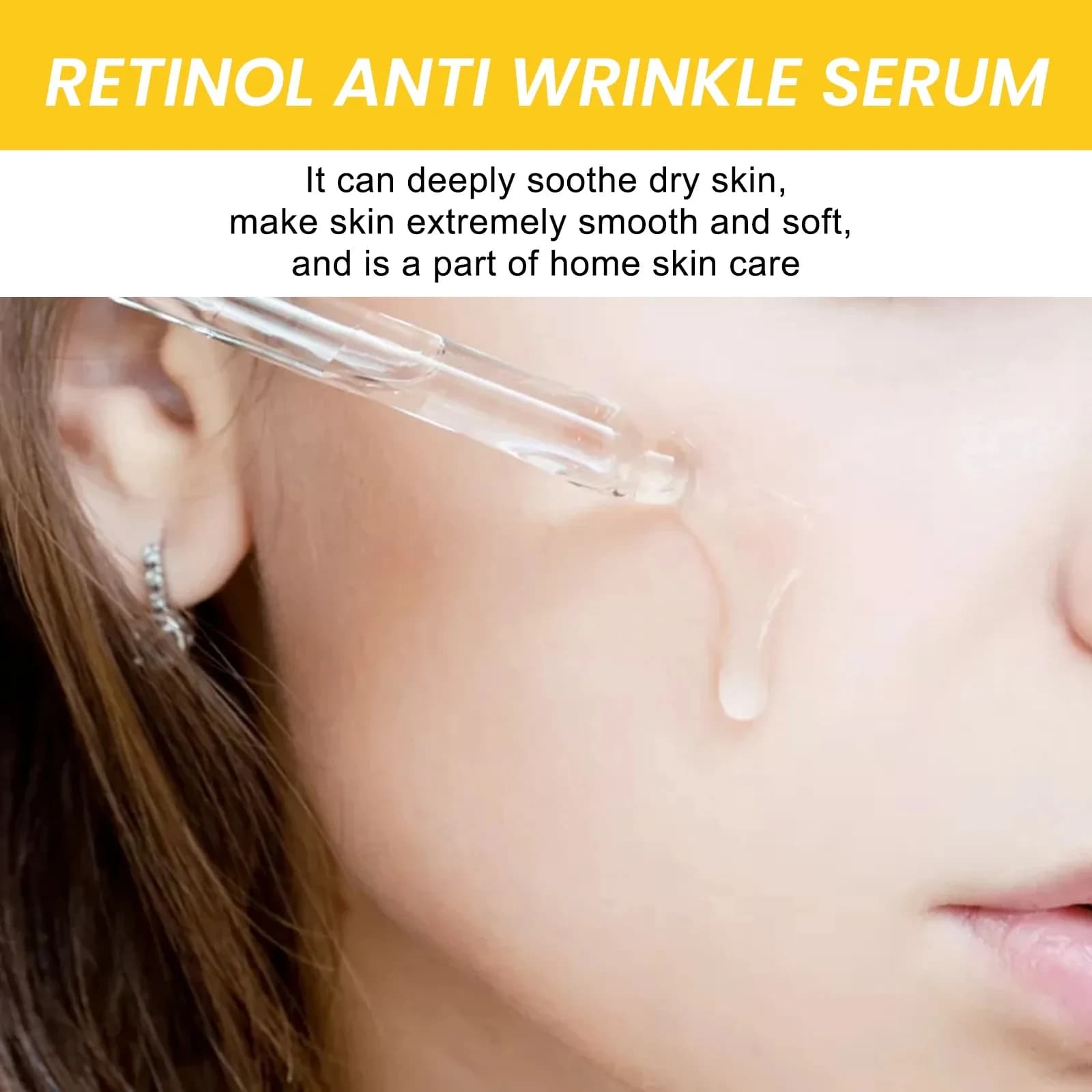 Sérum facial anti-déformable au rétinol, essence d'acide hyaluronique pur, anti-âge, lifting du visage, raffermissement des yeux, nouveau