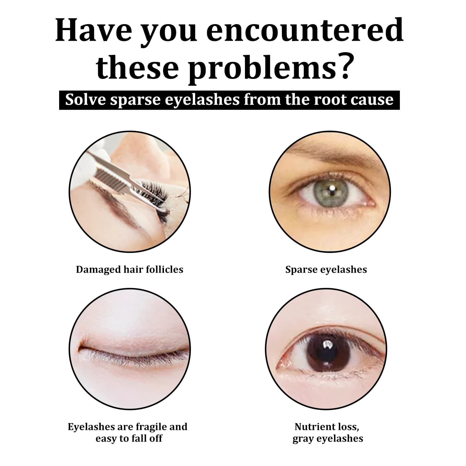 Sourcils naturel épais mince Curl Curl humide naturel huile de ricin croissance liquide sérum Extension cils produit de maquillage féminin