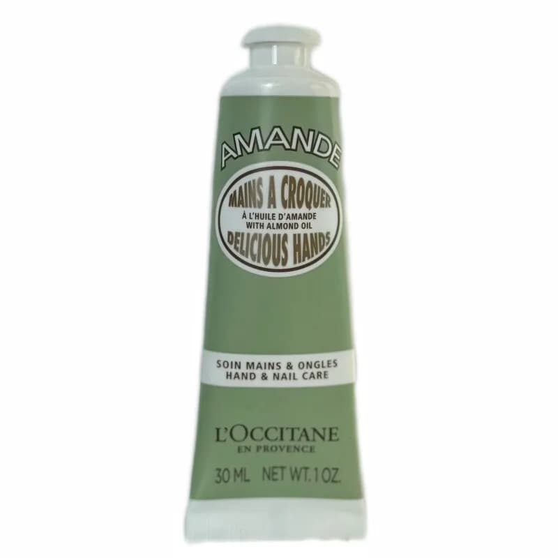 Crème pour les mains au beurre de karité L'Occitan, crème pour les mains à l'amande douce, hydratation intense, réparation nourrissante, peau sèche, hydratation longue durée, douceur