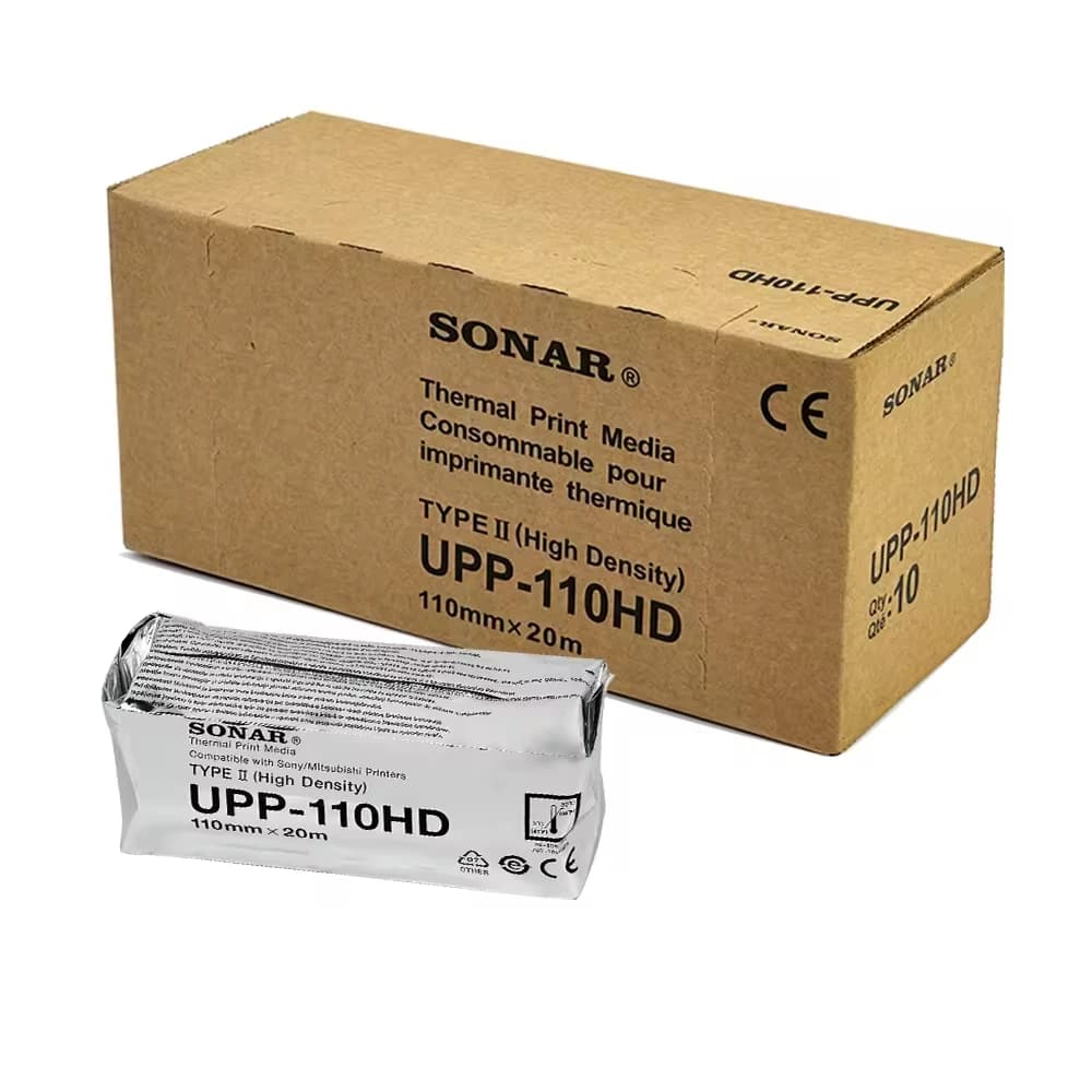 Support d'impression haute densité noir et blanc UPP-110HD A6 (type II) pour imprimantes des séries UP-899/898/897